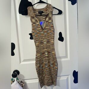 Say What? Multicolor Midi Dress